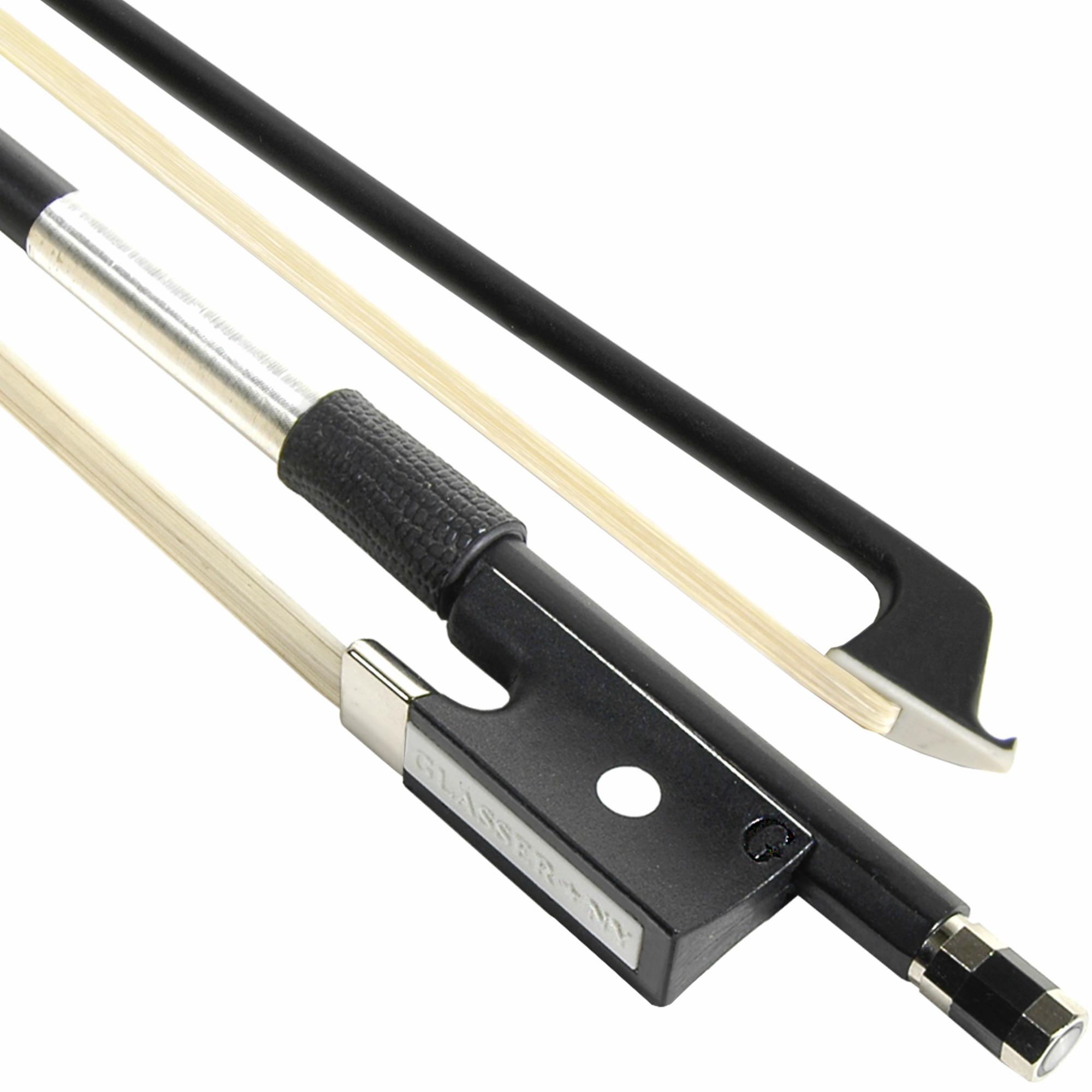 Glasser Wire Grip Round Fiberglass Violin Bow - Image 2