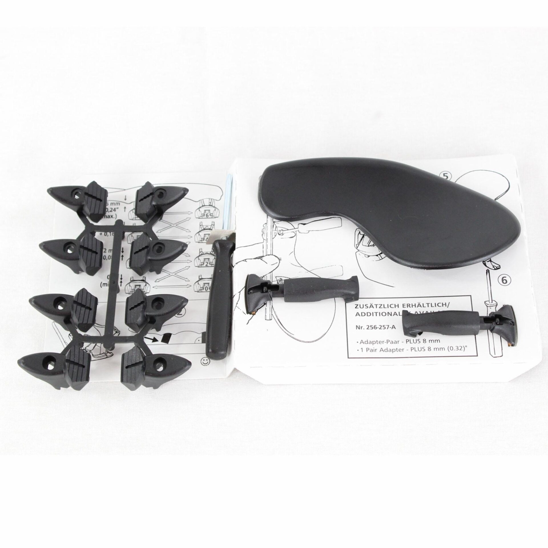 Wittner Zuerich Violin or Viola Chinrest - Image 2