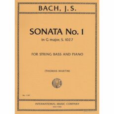 Bach -- Sonata No. 1 in G Major, BWV 1027 for Bass and Piano