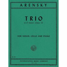 Arensky -- Piano Trio in D Minor, Op. 32
